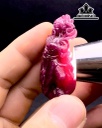 Mặt Dây Chuyền Quan Thánh Đá Ruby Cao 50 Ngang 35 Sâu 17,6 (mm) 195,8cts