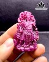 Mặt Dây Chuyền Quan Thánh Đá Ruby Cao 62,8 Ngang 39,5 Sâu 9,3 (mm) 176cts