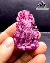 Mặt Dây Chuyền Quan Thánh Đá Ruby Cao 62,8 Ngang 39,5 Sâu 9,3 (mm) 176cts