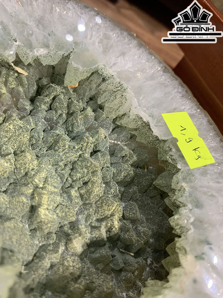 Bát Tụ Bảo Đá Thạch Anh Cao 17 Ngang 19 Sâu 20 (cm) 1,9kg