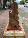 Tượng Phật Di Lặc Gỗ Ngọc Am Hà Giang Cao 70 Ngang 42 Sâu 18 (cm)