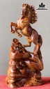 Tượng Ngựa Phong Thủy (Nhất Mã Phi Thiên) Gỗ Cẩm Cao 56 Ngang 26 Sâu 16 (cm)
