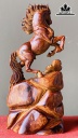 Tượng Ngựa Phong Thủy (Nhất Mã Phi Thiên) Gỗ Cẩm Cao 56 Ngang 26 Sâu 16 (cm)