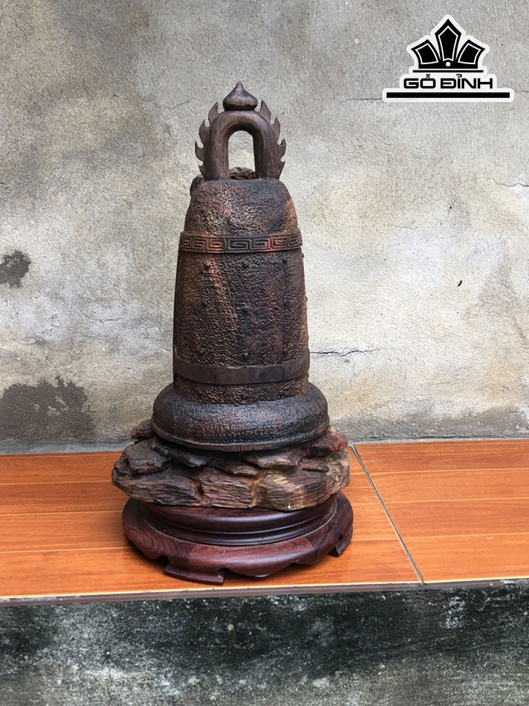 Tượng Đạt Ma Sư Tổ Gỗ Trắc Cao 40 Ngang 24 Sâu 20 (cm)