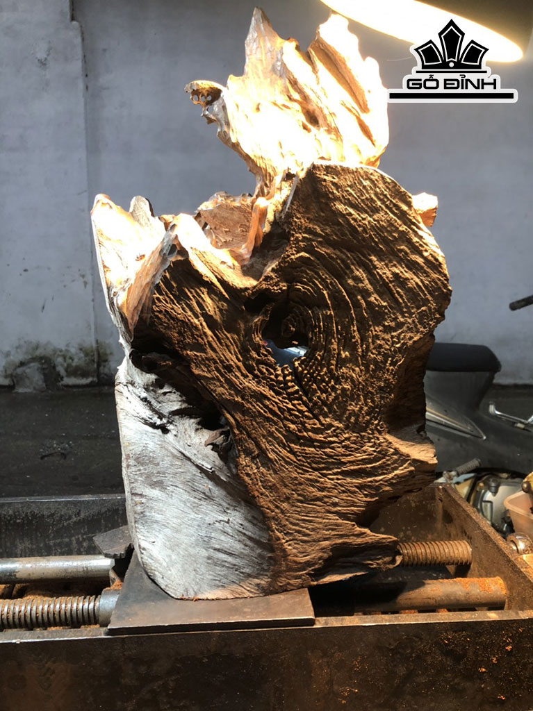 Tượng Đạt Ma Sư Tổ Gỗ Trắc Cao 55 Ngang 33 Sâu 20 (cm)