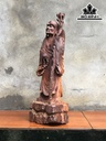 Tượng La Hán Trường My Gỗ Trắc Cao 49 Ngang 17 Sâu 14 (cm)