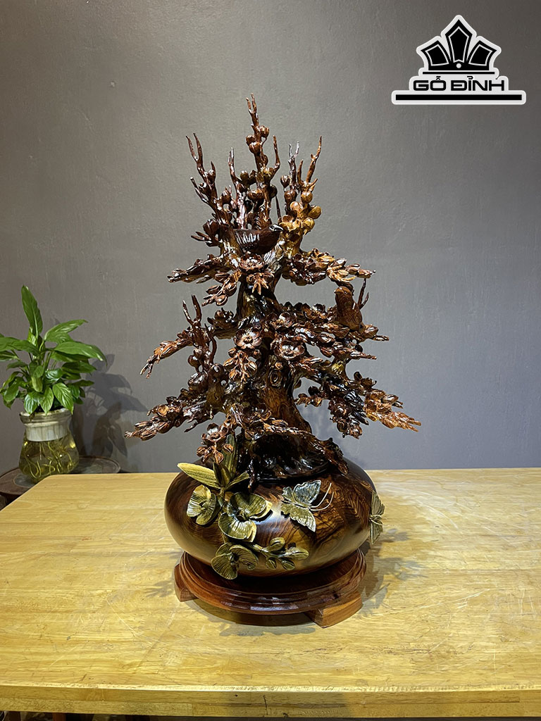 Bình Phú Quý Gỗ Cẩm Cao 65 Ngang 36 Sâu 33 (cm)