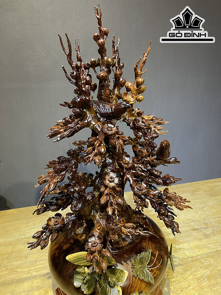 Bình Phú Quý Gỗ Cẩm Cao 65 Ngang 36 Sâu 33 (cm)