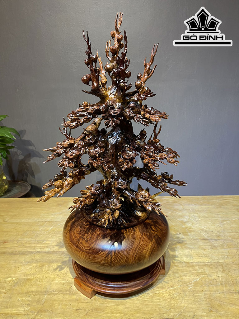 Bình Phú Quý Gỗ Cẩm Cao 65 Ngang 36 Sâu 33 (cm)