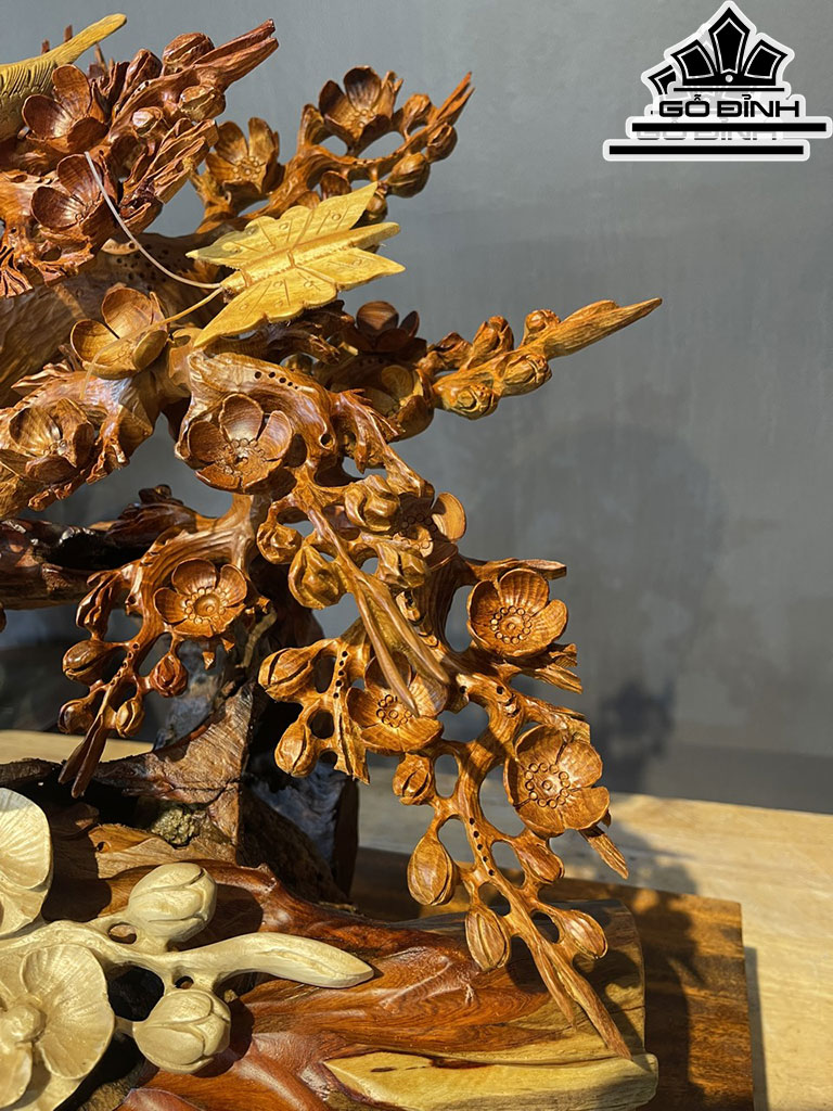 Cây Hoa Mai Gỗ Hương Cao 48 Ngang 50 Sâu 30 (cm)