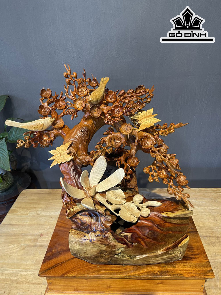 Cây Hoa Mai Gỗ Hương Cao 48 Ngang 50 Sâu 30 (cm)