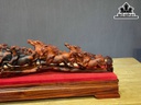 Tượng Bát Mã Gỗ Trắc Ngang 70 Cao 17 Sâu 12 (cm)