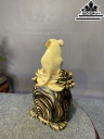 Tượng Chuột Phong Thủy Gỗ Mun Hoa Cao 32 Ngang 19 Sâu 11 (cm)