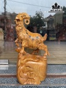 Tượng Nhất Dương Gỗ Ngọc Am Cao 50 Ngang 28 Sâu 19 (cm)
