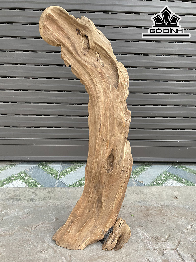 Tượng Đạt Ma Sư Tổ Gỗ Ngọc Am Cao 86 Ngang 26 Sâu 16 (cm)