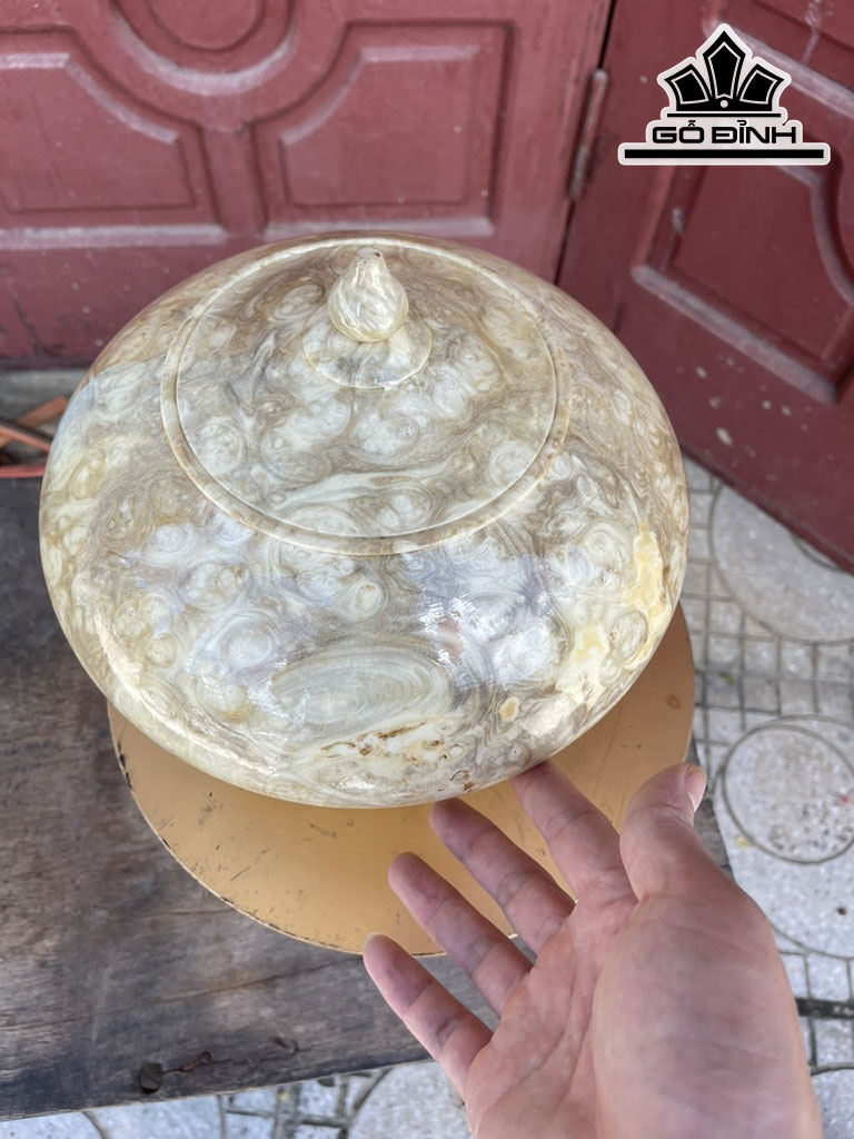 Chum Phú Quý Gỗ Nu Nghiến Cao 25 Đường Kính 26 (cm)