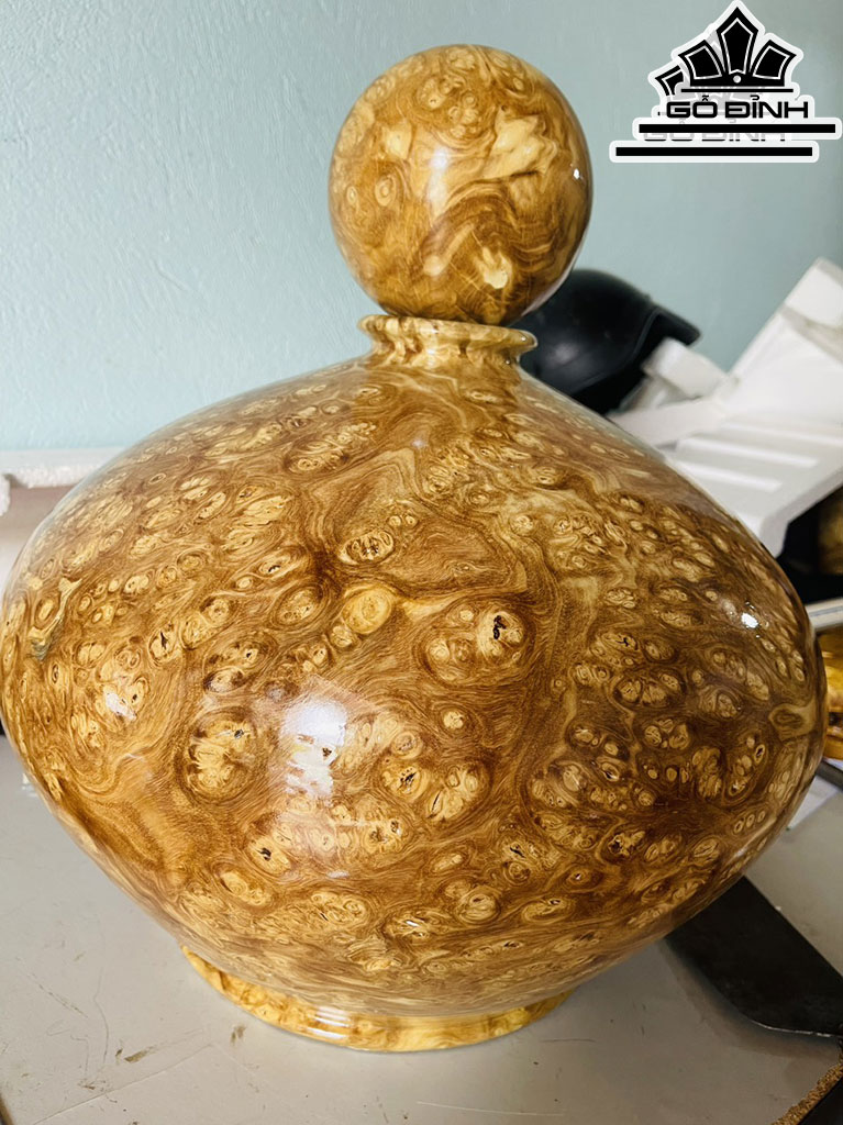 Chum Phú Quý Gỗ Nu Nghiến Cao 31 Đường Kính 38 (cm)