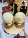 Đôi Bi Cầu Gỗ Nu Nghiến Cao 16 Đường Kính 13 (cm)