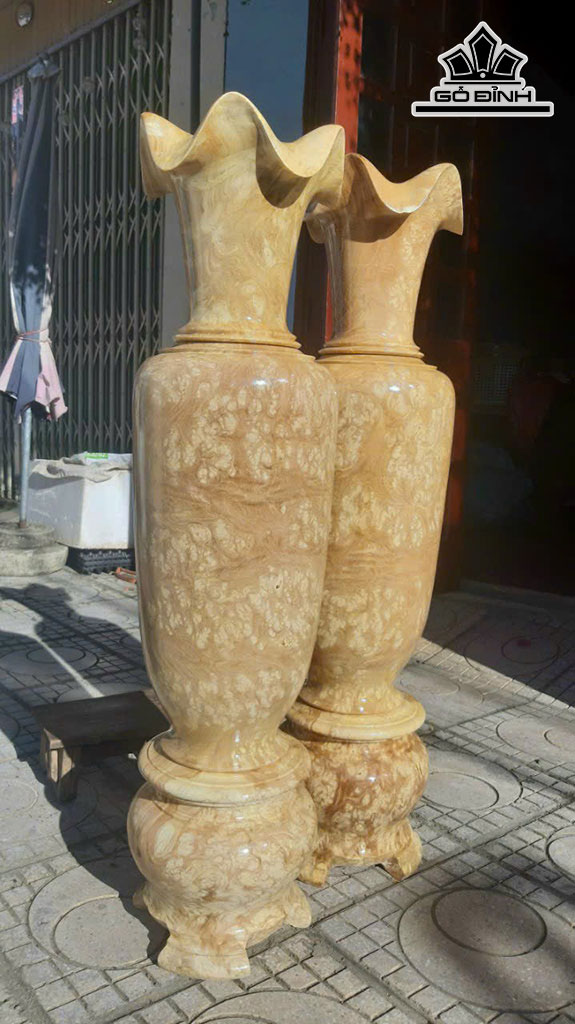 Lục Bình Gỗ Nu Nghiến Cao 120 Đường Kính 30 (cm)