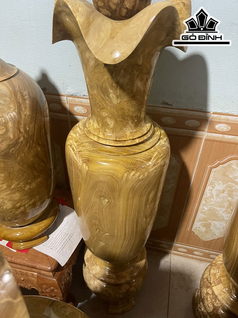 Lục Bình Gỗ Nu Nghiến Cao 120 Đường Kính 30 (cm)