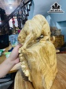 Tượng Báo Săn Mồi Gỗ Nu Nghiến Cao 38 Ngang 28 Sâu 20 (cm)