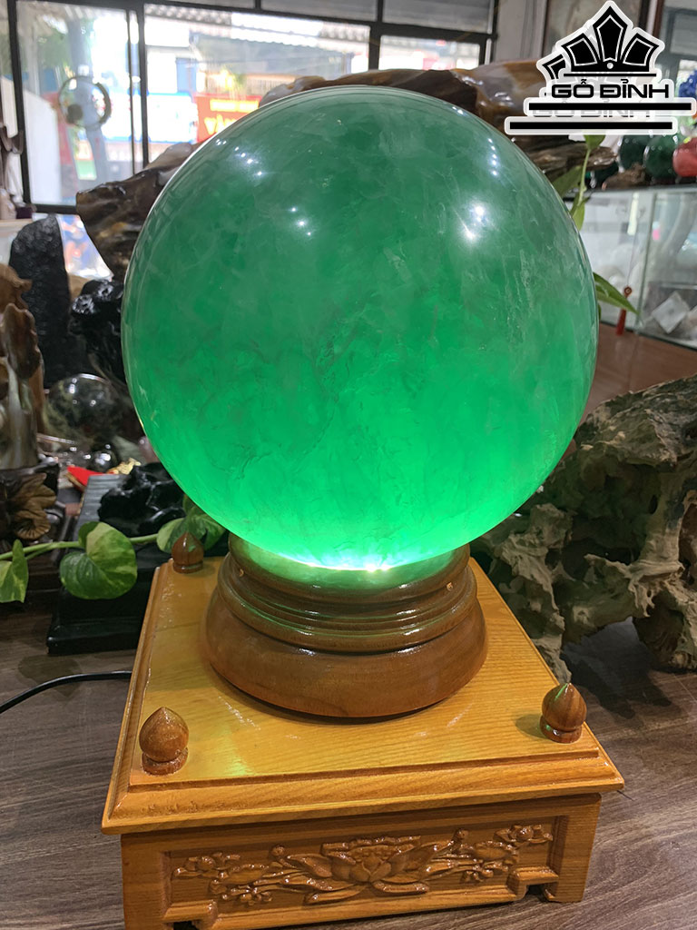 Bi Cầu Đá Flourite Đường Kính 25 (cm) 25,8kg