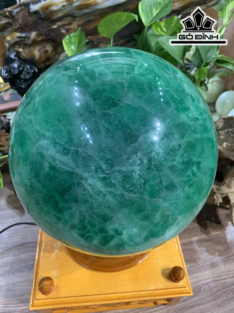 Bi Cầu Đá Flourite Đường Kính 25 (cm) 25,8kg