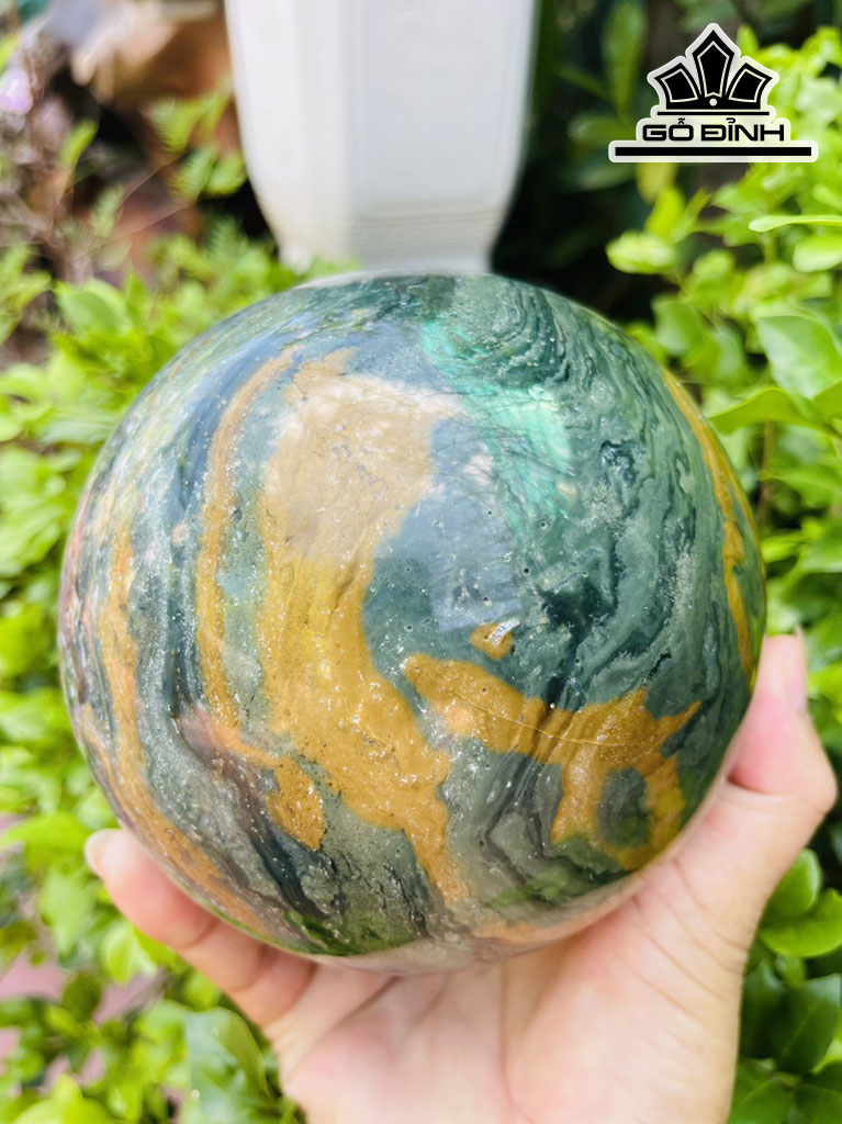 Bi Cầu Đá Canxit Đường Kính 14 (cm) 2,9kg