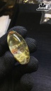 Mặt Trơn Hoa Thị Đá Thạch Anh Tóc Vàng Cao 42,6 Ngang 20,5 Sâu 15,2 (mm) 17,5gr