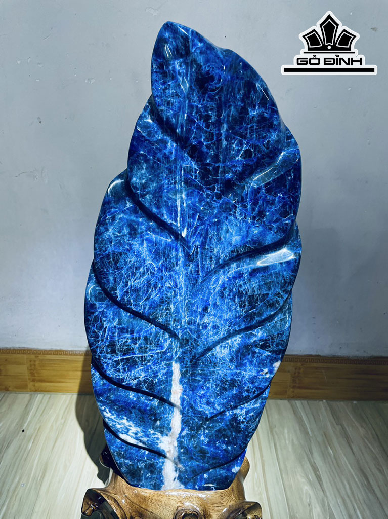 Tác Phẩm Chiếc Lá Đá Lapit Cao 60 Ngang 20 (cm) 8,2kg
