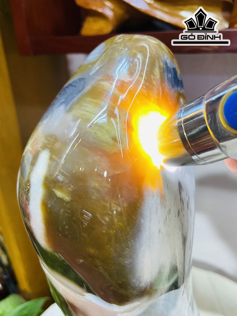 Tác Phẩm Gỗ Hóa Thạch Cao 37 Ngang 14 (cm) 6kg