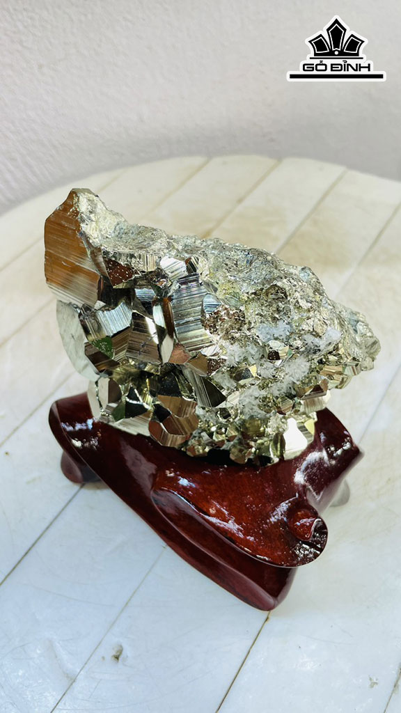 Tinh Thể Đá Pyrite Cao 14 Ngang 12 (cm) 1,7kg