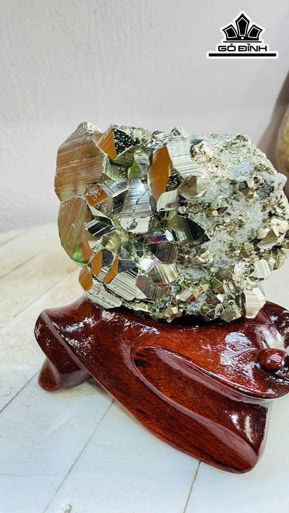 Tinh Thể Đá Pyrite Cao 14 Ngang 12 (cm) 1,7kg