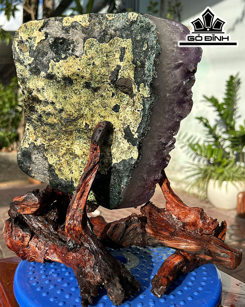 Tinh Thể Đá Thạch Anh Tím Cao 25 Ngang 25 (cm) 5,9kg