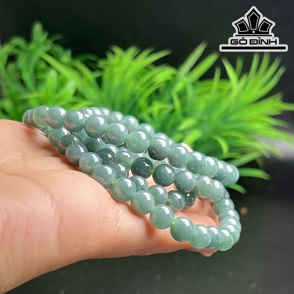 Chuỗi Đá Ngọc Lam (Turquoise) Đường Kính Hạt 7 (mm)
