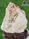 Tác Phẩm Gỗ Hóa Thạch Cao 70 Ngang 38 (cm) 40kg