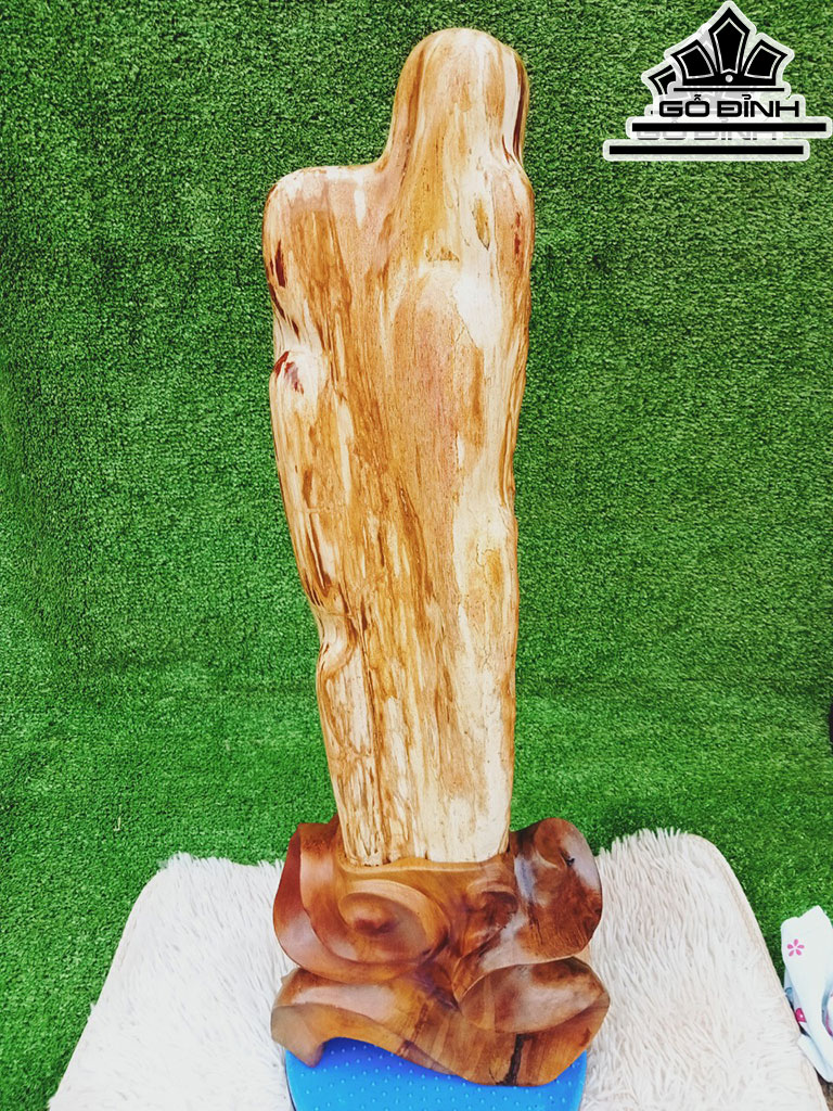 Tác Phẩm Gỗ Hóa Thạch Cao 71 Ngang 15 (cm) 14kg