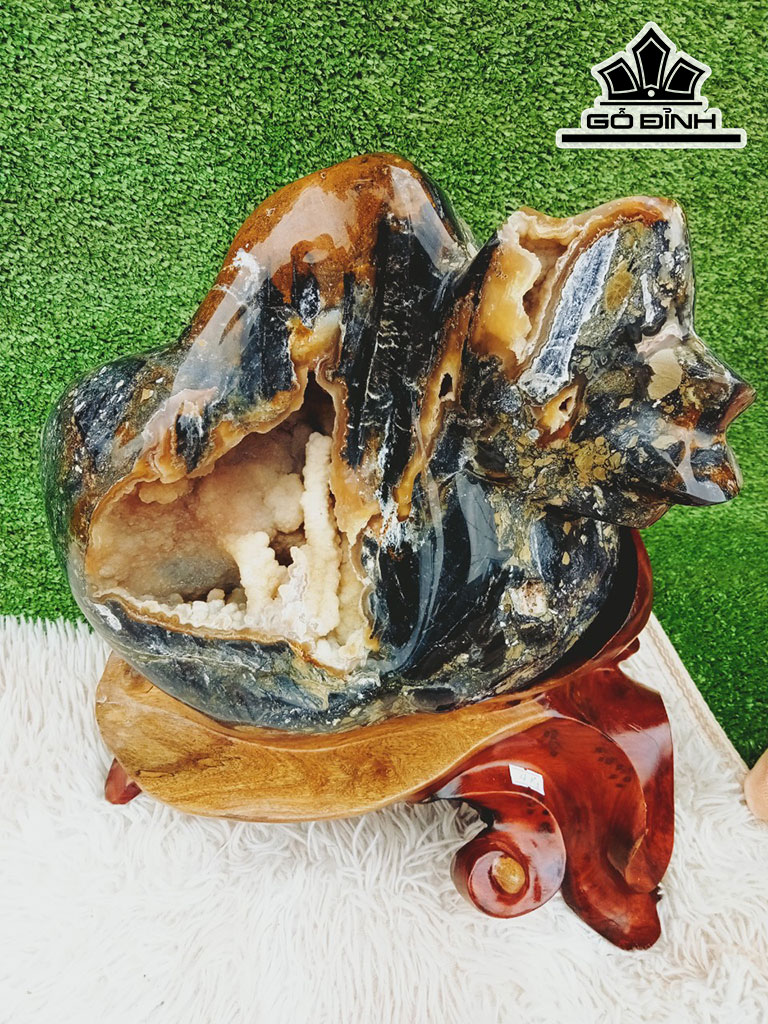 Tượng La Hán Trường Mi Gỗ Trắc Cao 60 Ngang 23 Sâu 20 (cm)