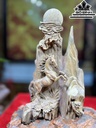 Tượng Ngựa Phong Thủy (Nhất Mã Phi Thiên) Gỗ Sưa Cao 28 Ngang 15 Sâu 6,5 (cm)