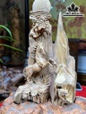 Tượng Ngựa Phong Thủy (Nhất Mã Phi Thiên) Gỗ Sưa Cao 28 Ngang 15 Sâu 6,5 (cm)