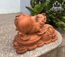 Tượng Heo Gỗ Hương Ngang 37 Cao 24 Sâu 14 (cm)