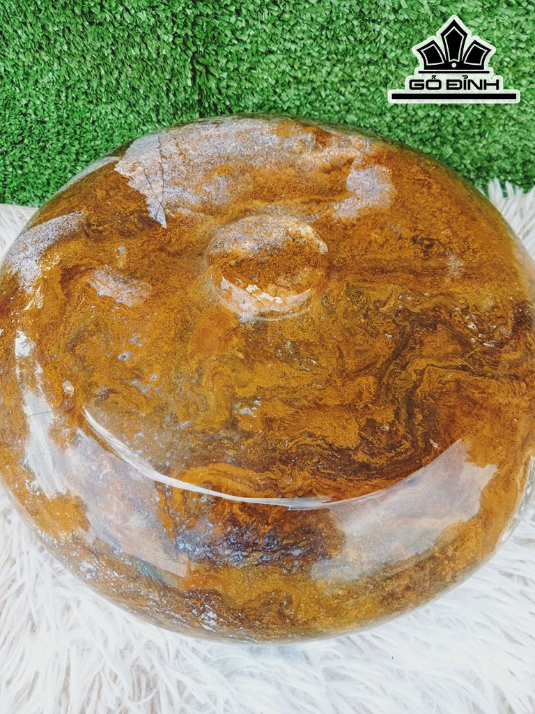 Chum Phú Quý Đá Canxedon Cao 12 Đường Kính 29 (cm) 11,5kg