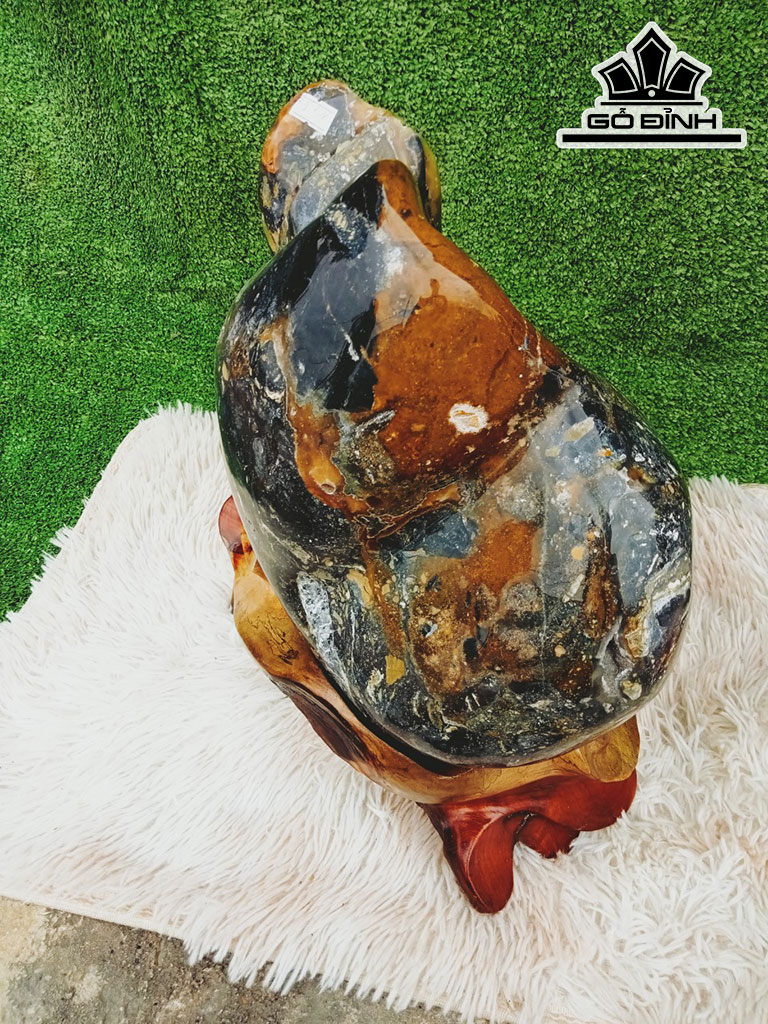 Cặp Song Long Đá Ngọc Hoàng Long Cao 15 (cm)