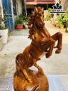 Tượng Ngựa Phong Thủy (Nhất Mã Phi Thiên) Gỗ Hương Ngang 24 Cao 50 Sâu 20 (cm)