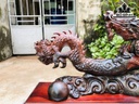 Tượng Nhất Long Gỗ Trắc Ngang 57 Cao 41 Sâu 15 (cm)