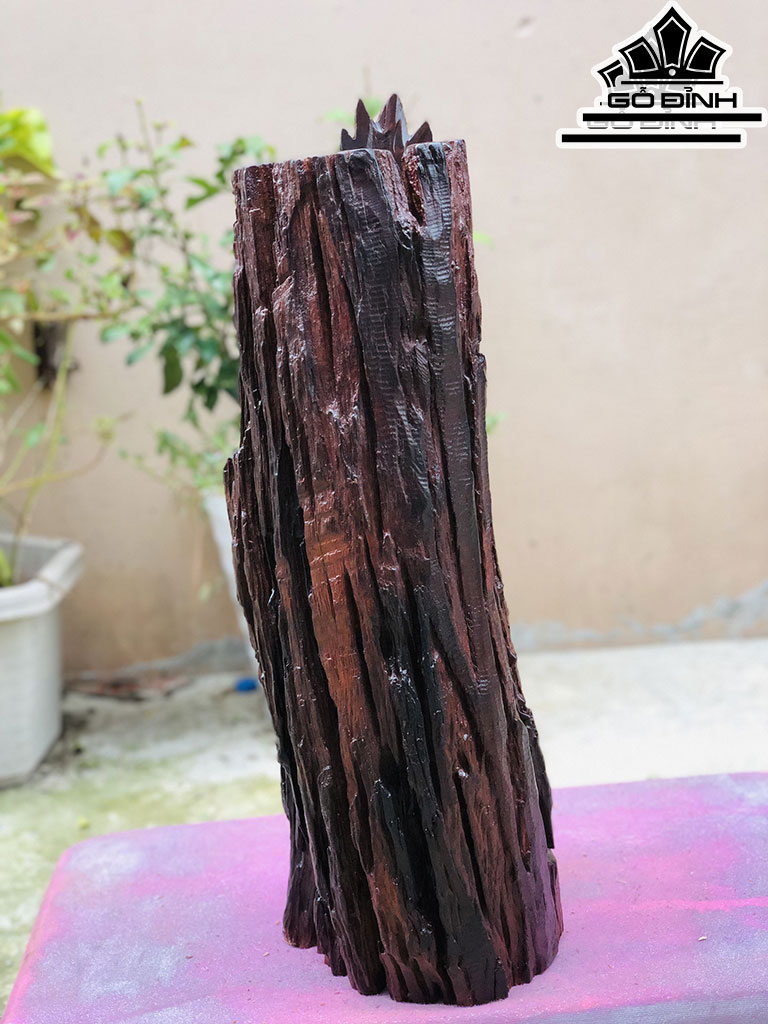 Tượng Tế Công Gỗ Trắc Cao 64 Ngang 21 Sâu 20 (cm)