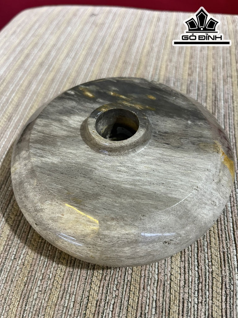 Chum Phú Quý Gỗ Hóa Thạch Đường Kính 13 (cm)