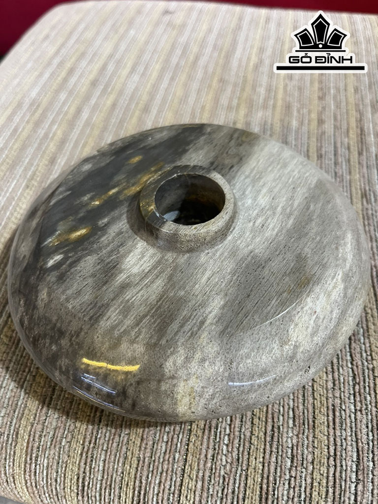 Chum Phú Quý Gỗ Hóa Thạch Đường Kính 13 (cm)