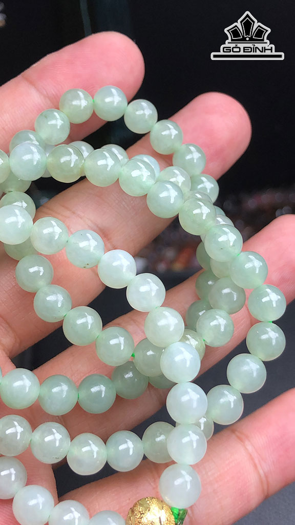 Chuỗi Đá Cẩm Thạch Đường Kính Hạt 6,8 (mm) 50gr