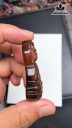 Mặt Dây Chuyền Quan Âm Đá Hổ Phách Cao 49,8 Ngang 31,6 Sâu 10 (mm) 8gr